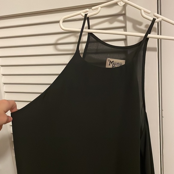 Show me your MuMu black chiffon top with crochet detailing - Picture 3 of 3